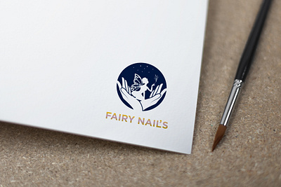 Fairy Nails - Parlor Logo Design beauty logo designer graphic design graphic designer logo logo design logo designer minimalist logo modern logo top designer top logos