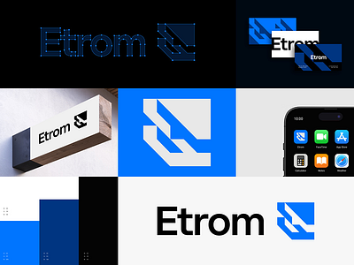 Etrom Brand Identity Design brand brand design brand identity brand identity design branding illustrator logo design photoshop