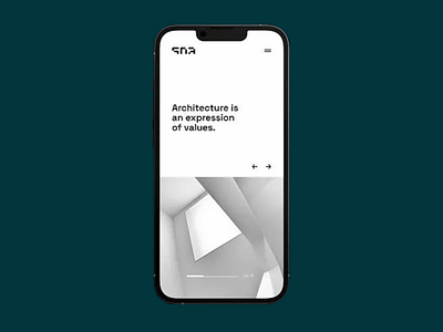 SNA - Architectural Studio advertising app application architect architecture brand branding building clean company profile design logo mobile mobile app real estate studio web web agency web design website