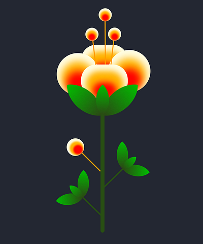 Illustration in Figma (Flower)