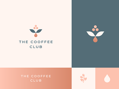 The Cooffee Club Logo Design brand brand design branding coffee logo logo design logo mockup