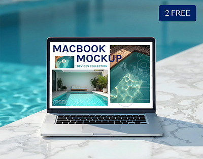 Pool Pixels | Mockup Collection | DEVICES COLLECTION adobe photoshop devices figma free free mockup free psd graphic design ipad iphone macbook mockup mockup free psd psd mockup psd tamplate template template free ui ux web