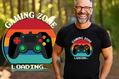 Gaming T-shirt Design clothing fashion game zone gaming gaming sweatshirt gaming t shirt graphic design t shirt t shirt design typography typography gaming design typography t shirt typography t shirt design