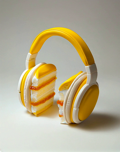 When the music is that sweet 360 cake fluid headphones headset motion music sound sweet