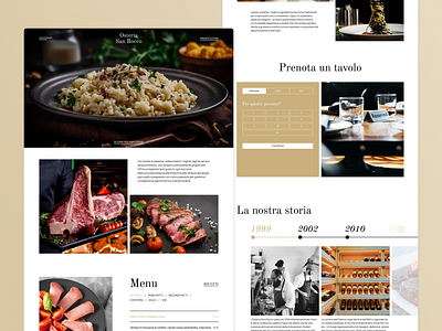 Restaurant Website cooking website design food food website restaurant restaurant web design restaurant website ristorante sito web ristorante ui ui design ui website design uxui web design website website design website restaurant