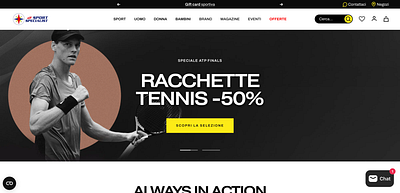 Desktop mockup of the DF Sport Specialist website ecommerce graphic design ui user interface