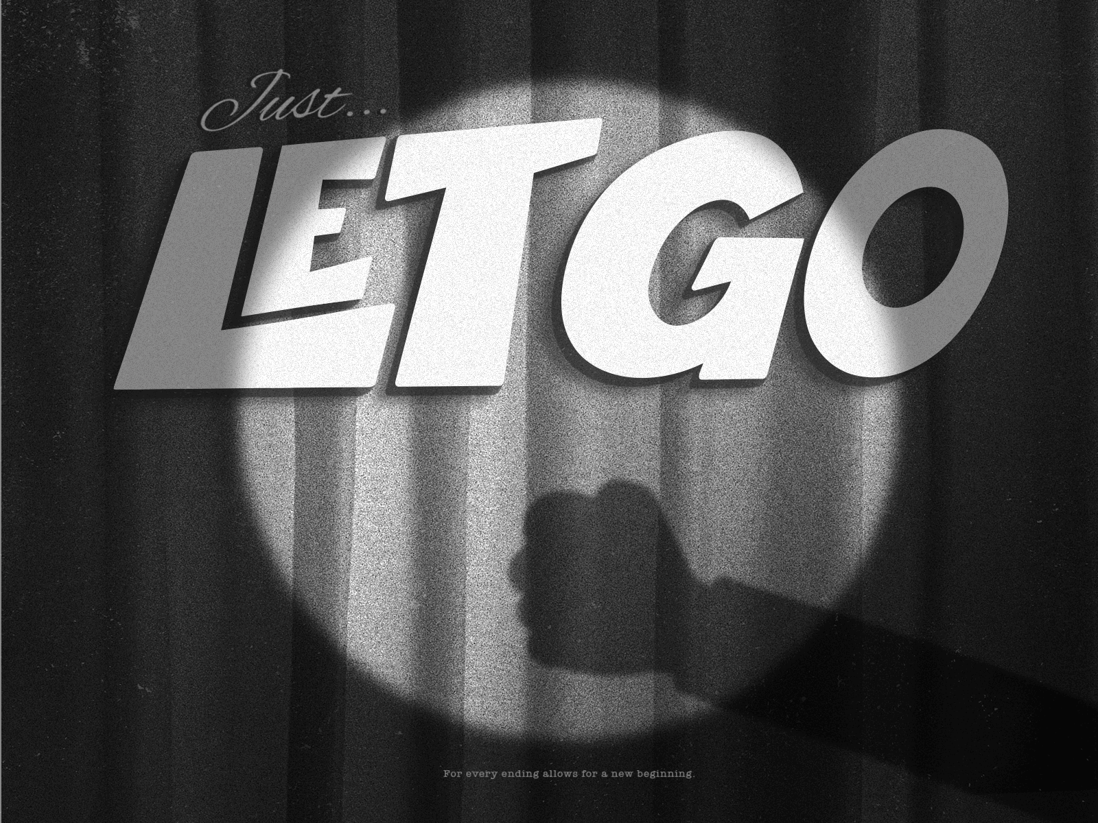 Let Go animation graphic design illustration photoshop typography