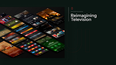 Reimagining Television imdb interactive design service design streaming television tv ui ux