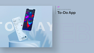 To-Do App app mobile design mockup productivity to do ui design ux