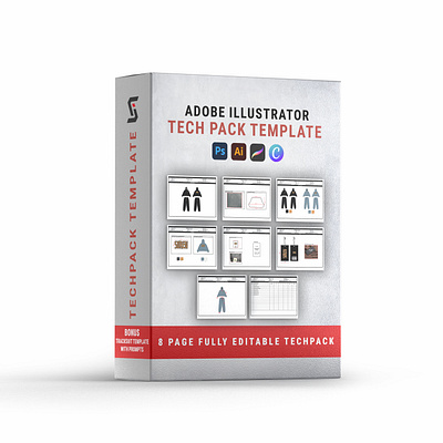 Adobe Illustrator Techpack Template techpack template