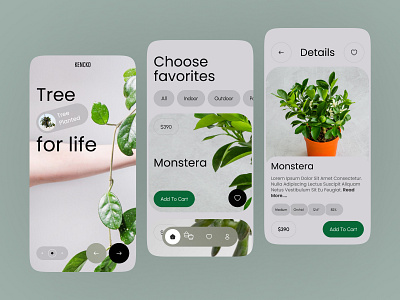 Grow Green 🌍 | Clean and Minimalist Plant App Design appconcept cleandesign ecochic ecofriendlydesign ecommerceapp environmentallyfriendly greenliving greenui minimalistdesign mobileappdesign modernui naturelovers plantapp plantshopping plantshopui productdesign sustainabledesign uiinspiration uiuxdesign userexperience