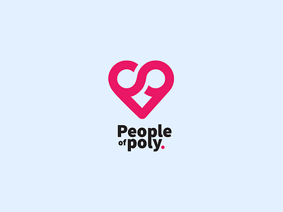 People of poly branding design graphic design icon identity logo people poly typography ventsislavyosifov