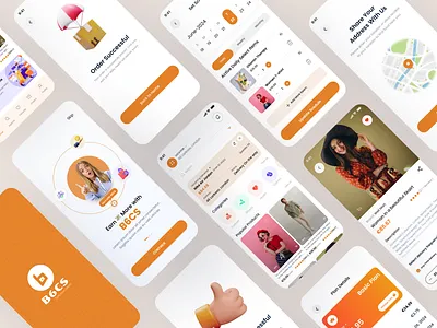 E-Commerce Mobile App Design (B6CS) app design dashboard design figma landing page design mobile app mobile app design responsive design ui ui design uiux uiux design ux ux design web design