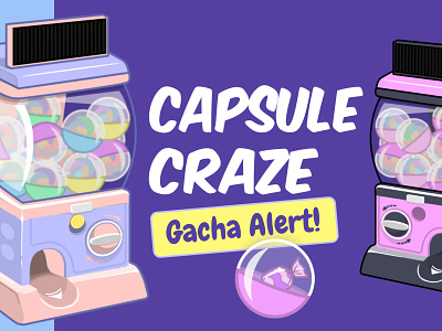 CAPSULE CRAZE - STREAM ALERT 3d branding design graphic design illustration overlays stream overlays twitch ui uiux