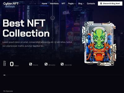 NFT Website Design aiwebsite animation cryptowebsite nftwebsite propfirm ui uiux webdesign