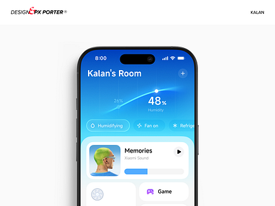Smart Home APP UI Design mobile phone ui ux