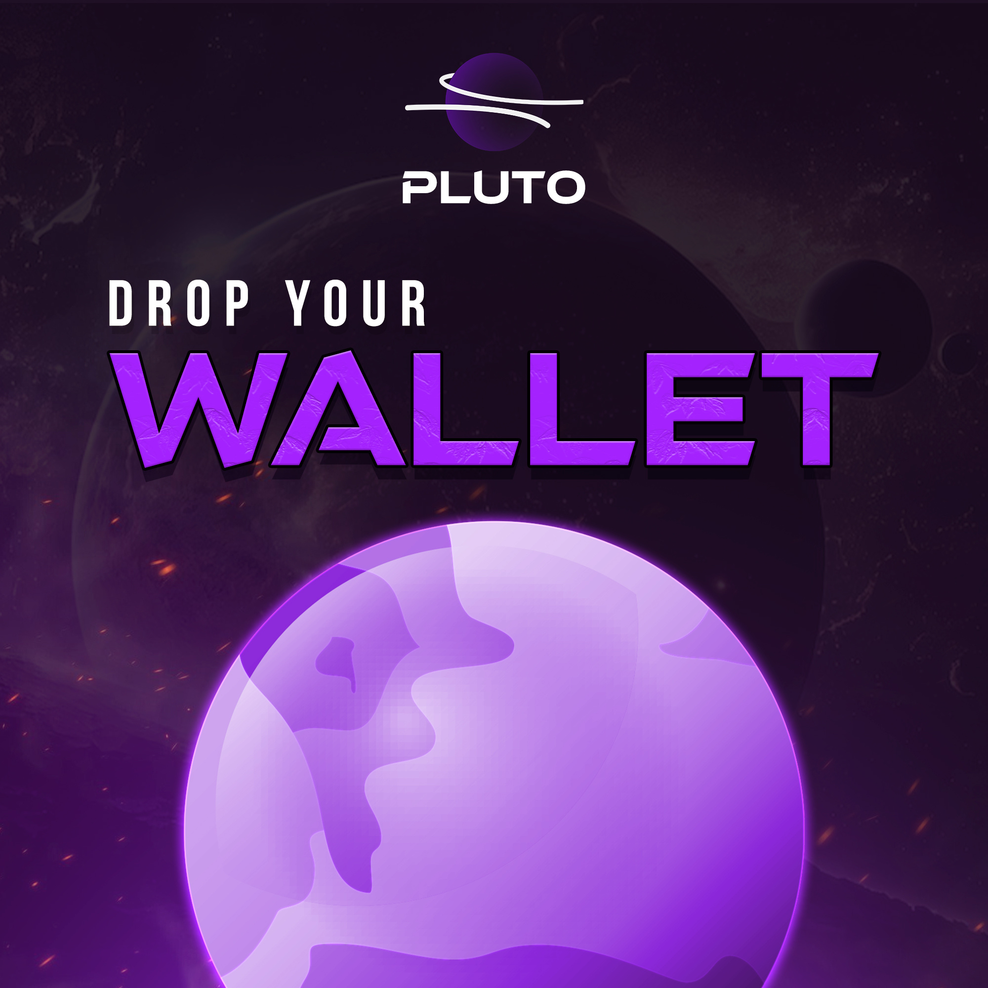 Crypto Pluto Airdrop Twitter Post Design by Emamul Hossen on Dribbble