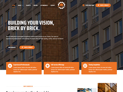 Building Construction Website Design Using WordPress & Elementor branding build website building construction construction construction webite create website design website elementor expert elementor pro elementor website home service website make website responsive website website design wordpress wordpress design wordpress expert wordpress specialist wordpress website wordpress website design