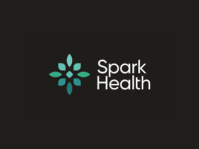 Spark Health logo design branding graphic design logo