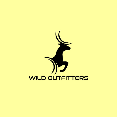 Wild Outfitters deer Logo branding design by Sa Studio Co. art branding design graphic design hand drawn illustration illutration t shirt vector