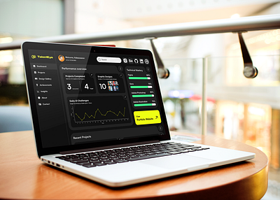 TalentEye Dashboard dashboard dashboard design figma futuristic design ui ui design web design website