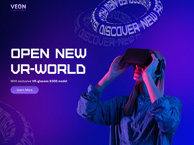 VR Glasses | Main Screen | Website | UI/UX 3d glasses landing page main screen modern website tech gadgets ui user interface ux virtual reality vr vr glasses vr product page website concept