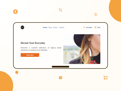 A Minimalist E-commerce Experience: Elevating Online Shopping a11y ecommerce ecommercewebsite onlineshopping productdesign userexperience uxdesign visualdesign webdesign