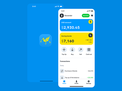 Savings bonds app app banking bonds fintech investment payment trading ux