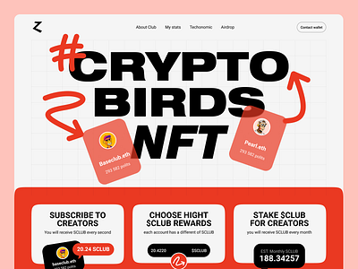 NFT Landing Page b2b blockchain crypto cryptocurrency investment landing page money nft nft landing pag saas ui ux webdesign websitedesign