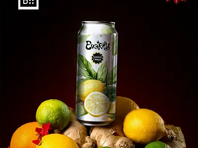 Everly - Sustainable Superfood drinks branding can design drink graphic design healthy illustration logo logomark packaging design symbol wellness