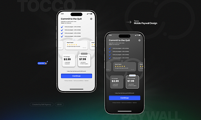 Tocco Mobile App Paywall Design adobe xd app app design app paywall app paywall design figma interface interface design mobile mobile app mobile app design mobile design mobile paywall mobile paywall design paywall paywall design ui ui ux ui ux design ux