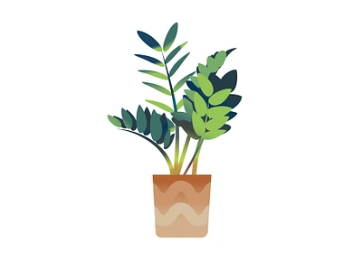 Plant illustration branding design digital 2d digitalartist illustration logo ui vector vector art vector artwork