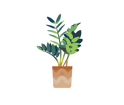 Plant illustration branding design digital 2d digitalartist illustration logo ui vector vector art vector artwork