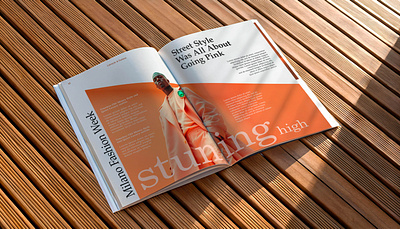 Magazine Mockup branding design download free freebie illustration kriollodesign magazine mockup psd