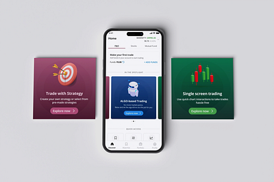 Hero card images for fintech app (broking app) broking app figma fintech hero cards visual design