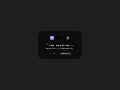 Crypto Wallet Connection blockchainui blockchainwallet connectwallet cryptowallet design metamask metamaskwallet productdesign ui uidesign uiux walletconnect walletconnection walletui web3 web3design