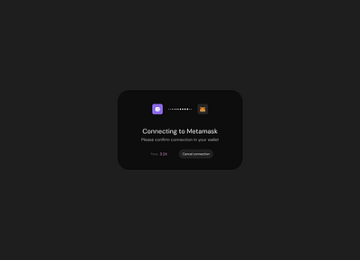 Crypto Wallet Connection blockchainui blockchainwallet connectwallet cryptowallet design metamask metamaskwallet productdesign ui uidesign uiux walletconnect walletconnection walletui web3 web3design