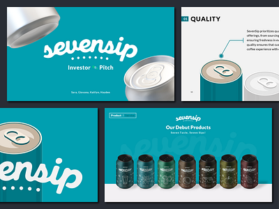 Investor Pitch Deck: Sevensip animation design pitch powerpoint presentation