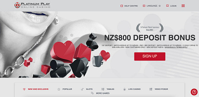 Platinum Play Casino NZ