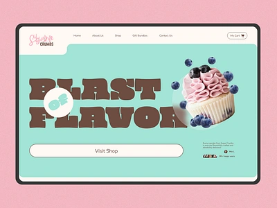 Cupcake ecommerce website bakery bakery ecommerce bakery website cupcake cupcake website dailyui ecommerce website ui design uiux design web design website design