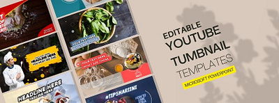 Tumbnail Youtube Template Design clean design creative design strategy educational slides marketing presentation tumbnail