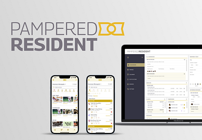 Pampered Resident Concierge Portal/App figma ios product design retail application uxui design