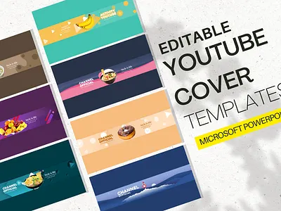 Youtube Cover Template Design art banner banner clean design design strategy marketing presentation youtube youtube art youtube cover