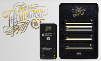 The Hemingway social networking app branding figma product design prototype ui ux design wireframe