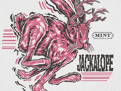 Jackalope branding design graphic design illustration logo vector