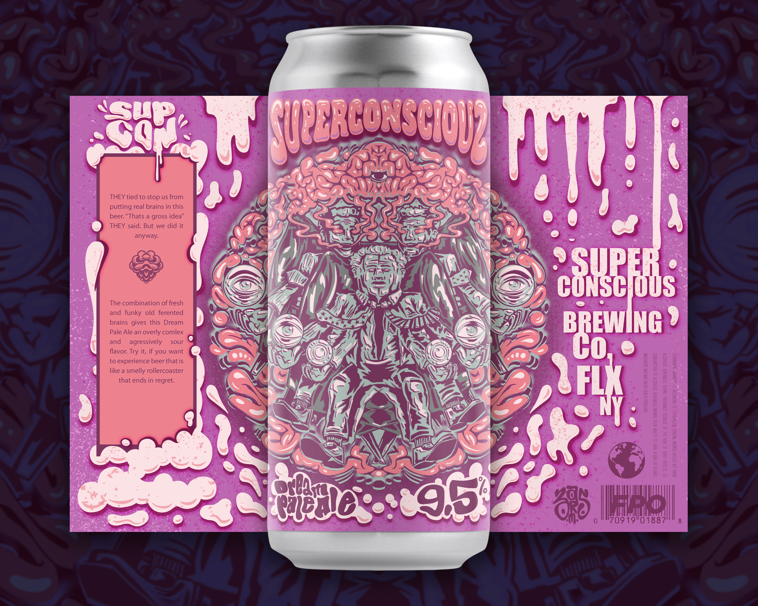 Example of Product Label Design And Illustration