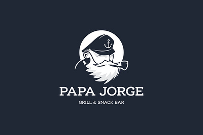 Papa Jorge - Identity branding illustration logo