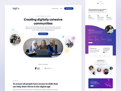 DigiCo Website agency landing web