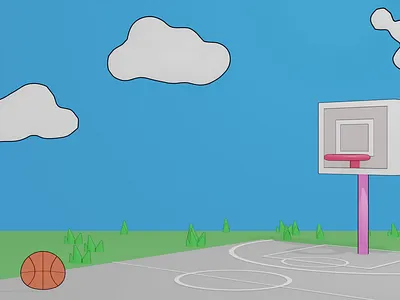 Bball 3d design motion graphics