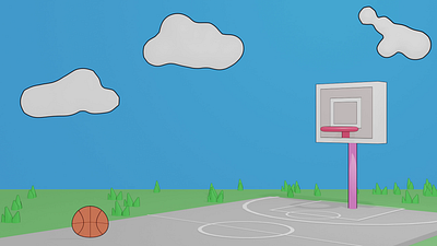 Bball 3d design motion graphics